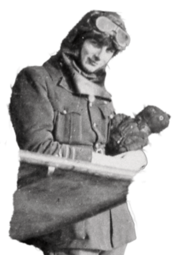 Original photo of Pilot Lt Ackery
