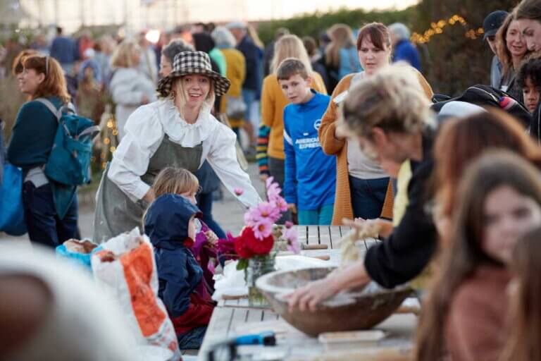 Bread making with a crowd